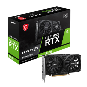 MSI Nvidia GeForce RTX 3050 Ventus 2X 6G OC GDDR6 96-BIT Graphics Card