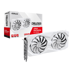ASRock Radeon RX6600 Challenger D 8G GDDR6 128-BIT Graphics Card – White