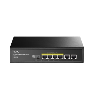 Cudy 6-Port Ethernet Unmanaged Switch – 4 Ports POE