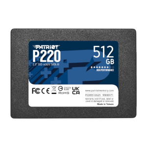 Patriot P220 512GB 2.5″ SSD