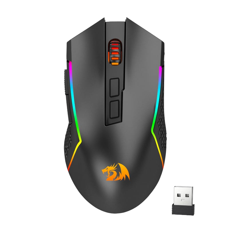 REDRAGON Trident Pro 8000DPI RGB Gaming Mouse – Black