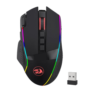 REDRAGON Enlightment 19000DPI RGB Wireless Gaming Mouse – Black