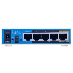 MikroTik hAP ac Lite 5 Port Ethernet 750Mbps WiFi 5 Router
