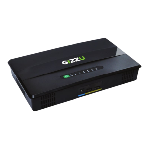 GIZZU 60W 65Wh 17600mAh Mini POE DC UPS Lithium – Black